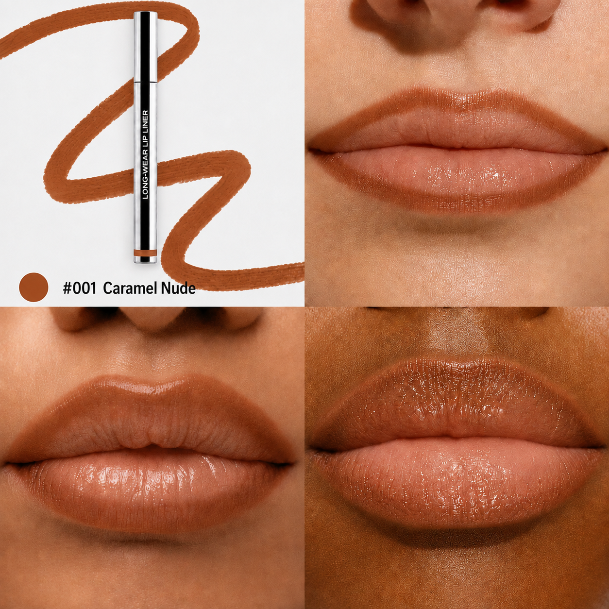 💋 Abziehbare Lipliner-Tönung | Kussfest • Wasserfest • Hält bis zu 24 Stunden