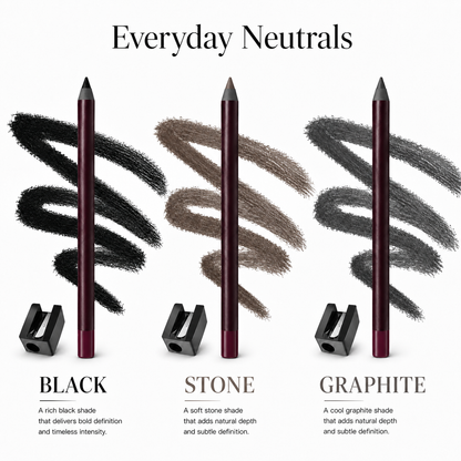 💖 24H Waterproof Eyeliner Pencil — Smudge-Proof, All-Day Wear