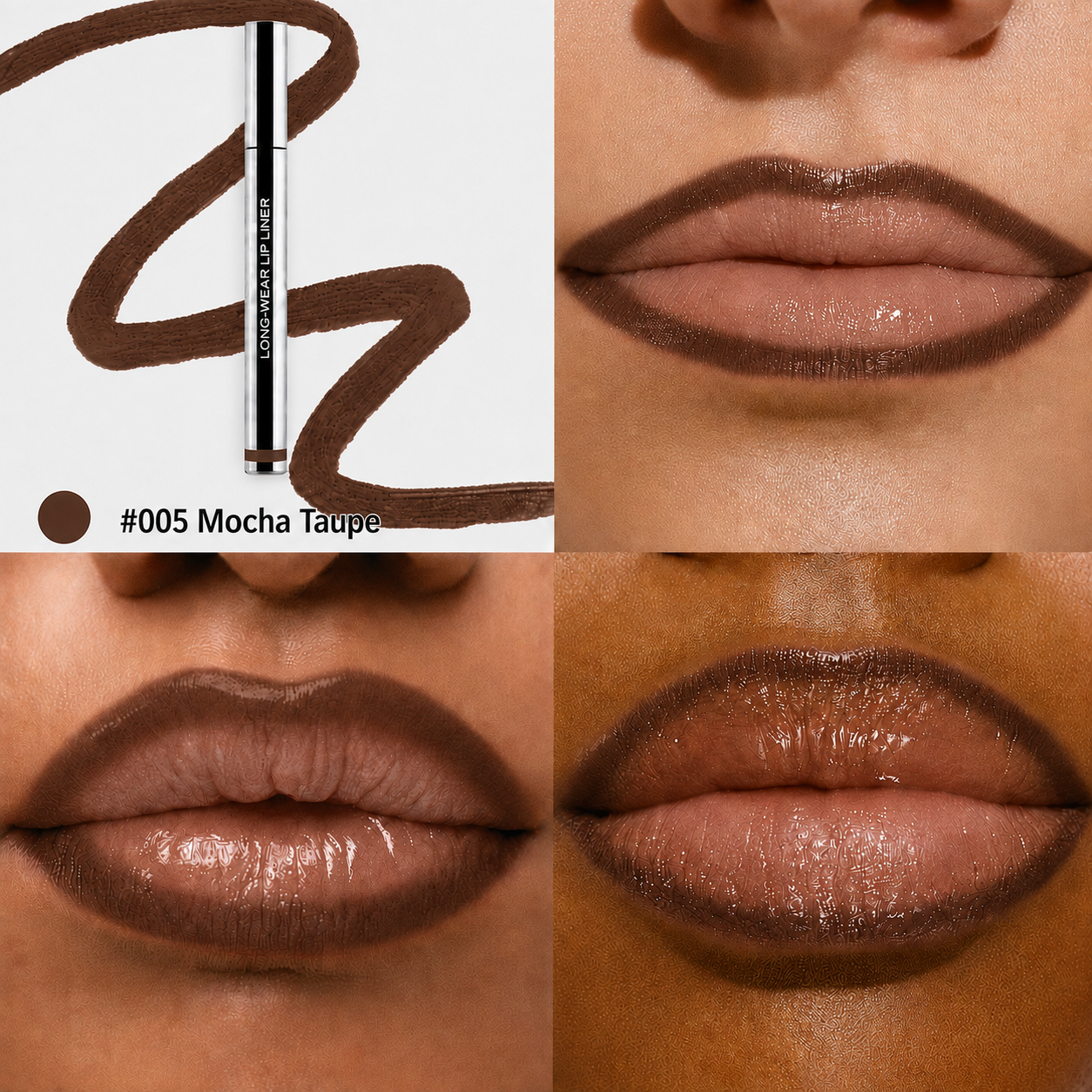💋 Abziehbare Lipliner-Tönung | Kussfest • Wasserfest • Hält bis zu 24 Stunden