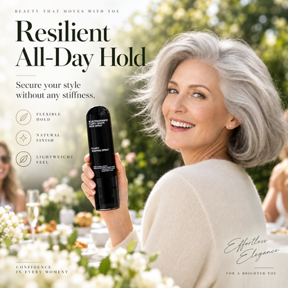Peach-Scented Hair Volumizing Spray – Lightweight Bounce, Fuller-Looking Hair & Long-Lasting Hold🛡️