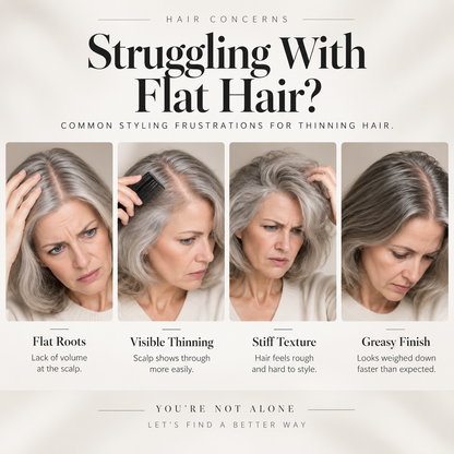 Peach-Scented Hair Volumizing Spray – Lightweight Bounce, Fuller-Looking Hair & Long-Lasting Hold🛡️